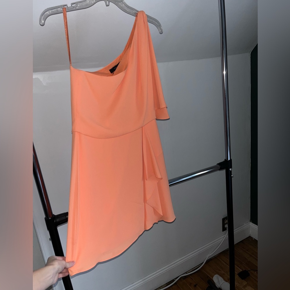 Peach Mini Dress